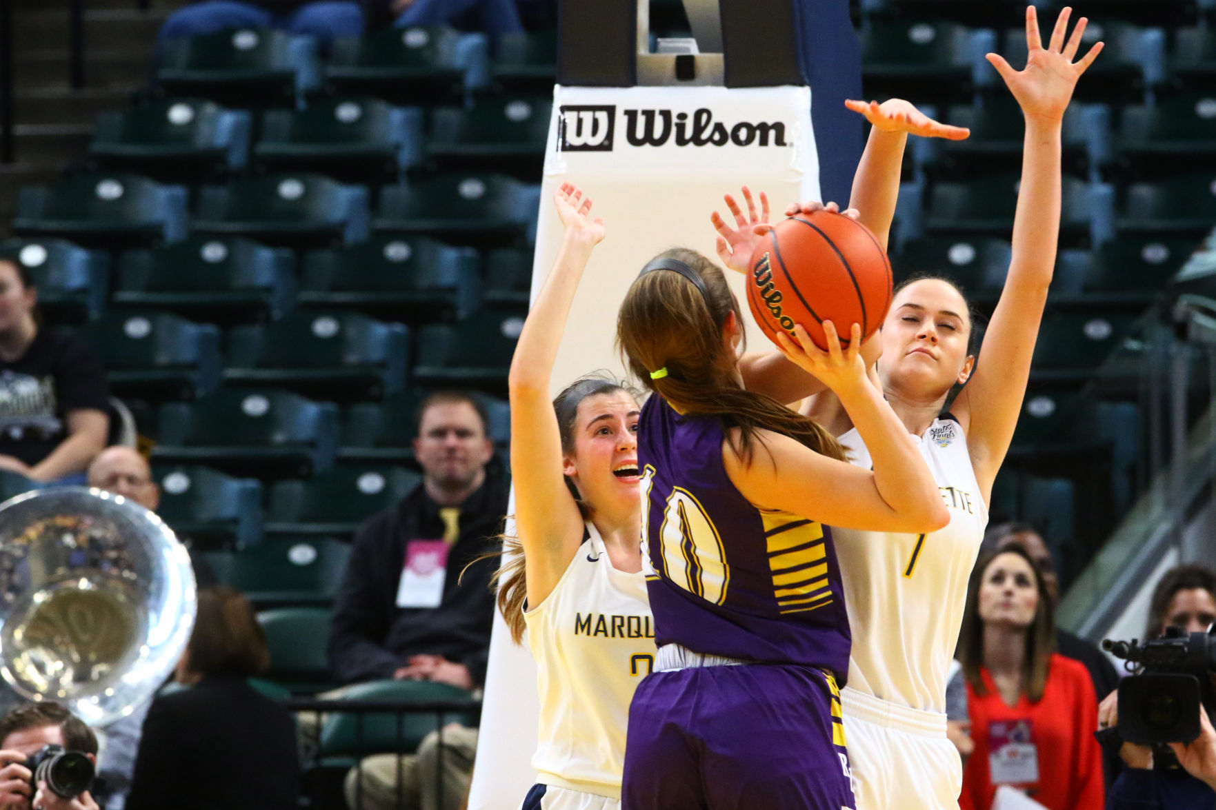 Girls Basketball State Finals: Marquette Catholic vs. Vincennes Rivet